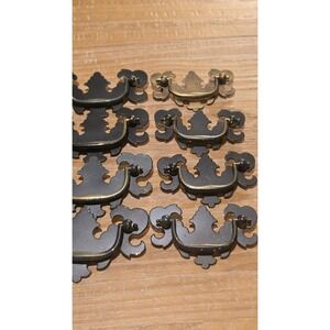 Vintage Set Of 24 Hardware For Cabinets/Drawers Gold And‎ Black Color